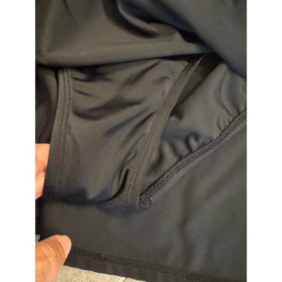 Women’s 24W Black Swim Skirt Plus Size High Waist Swim Bottom - Picture 3 of 4